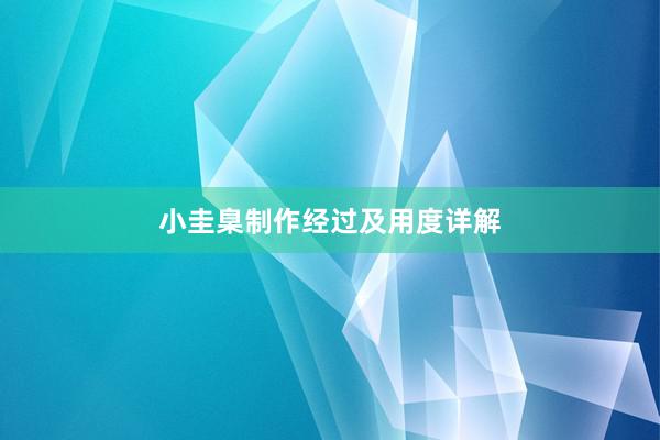 小圭臬制作经过及用度详解
