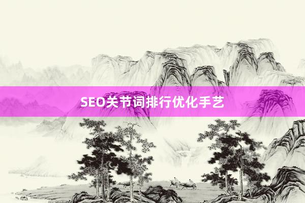 SEO关节词排行优化手艺